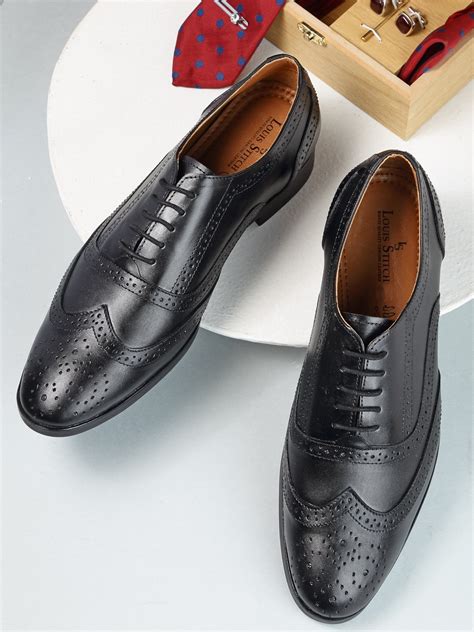 louis stitch leather shoes for men